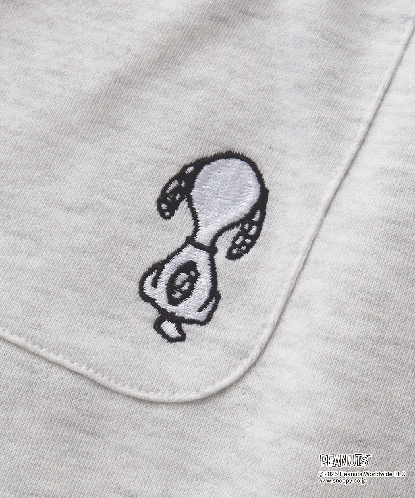 MONO-MART x Peanuts Snoopy set with one-point heart embroidery 史努比短袖套裝
