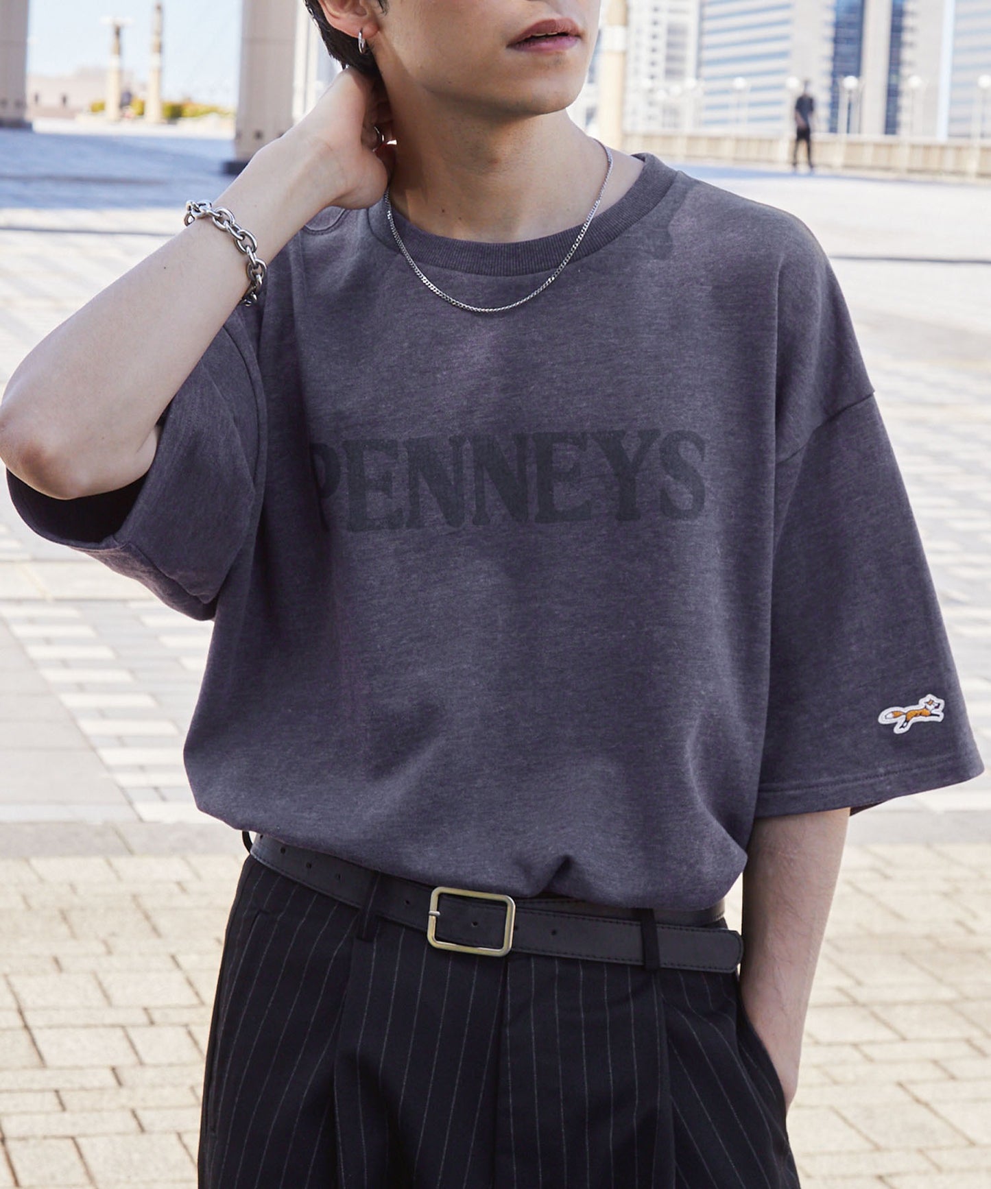 PENNEYS THE FOX logo vintage shirt 復古狐狸刺繡LOGO短袖T恤