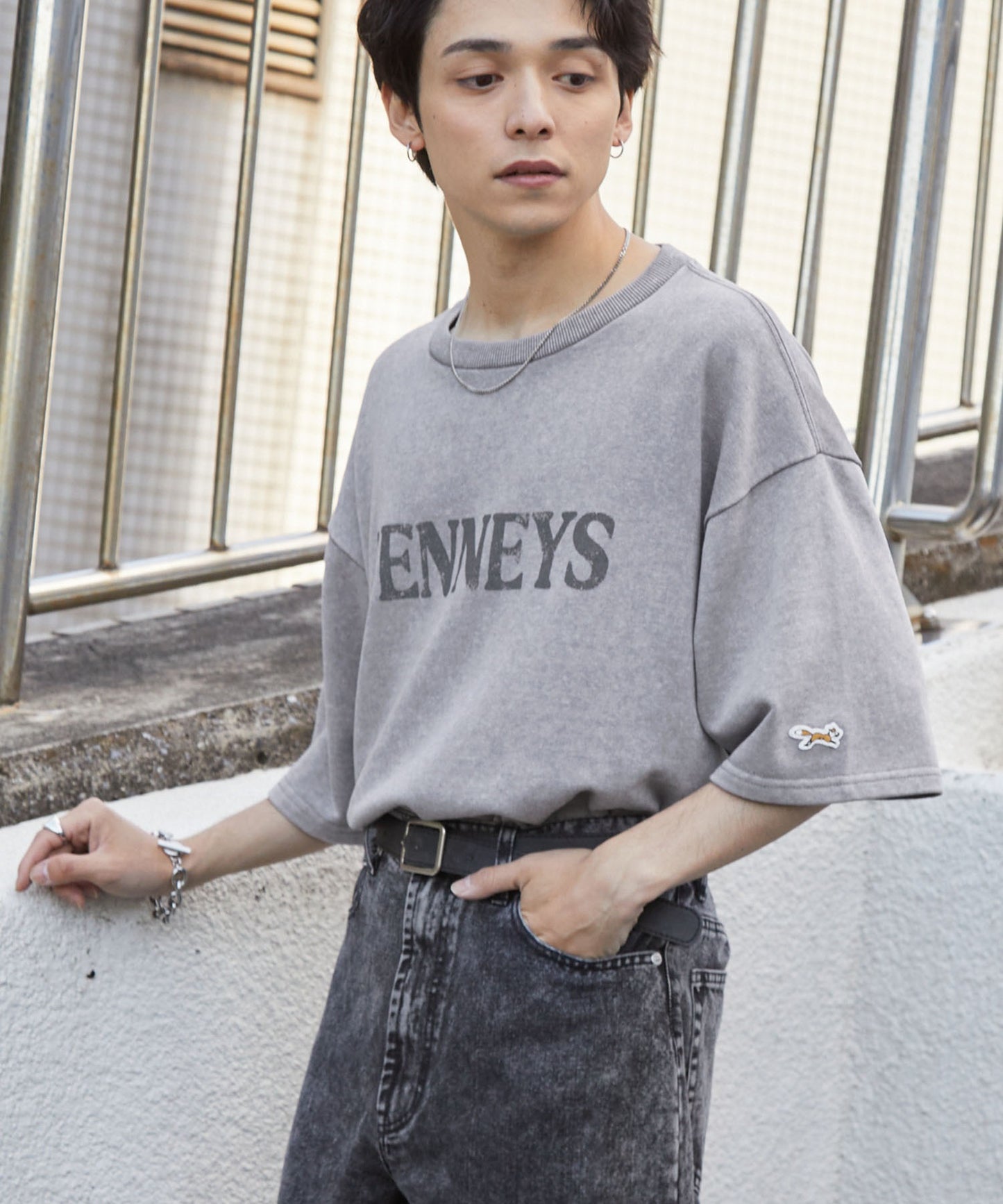 PENNEYS THE FOX logo vintage shirt 復古狐狸刺繡LOGO短袖T恤