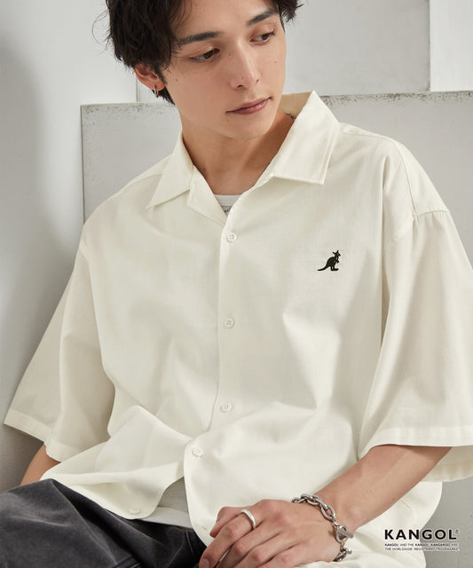 KANGOL 特別訂製 刺繡 Logo 短袖襯衫