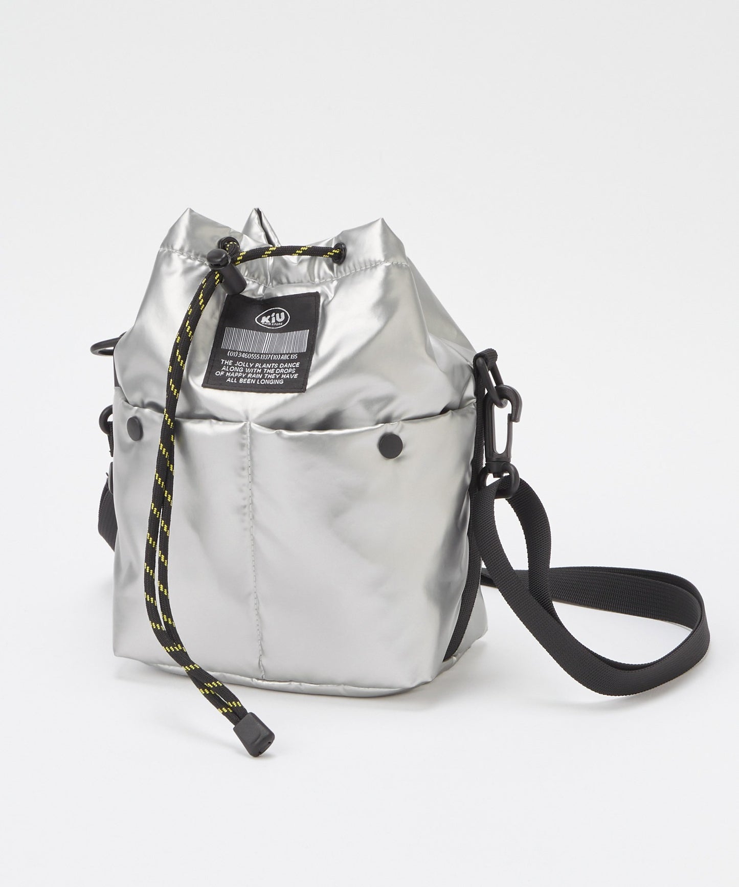 KiU 2WAY water repellent mini shoulder bag 防水抽繩斜背小包