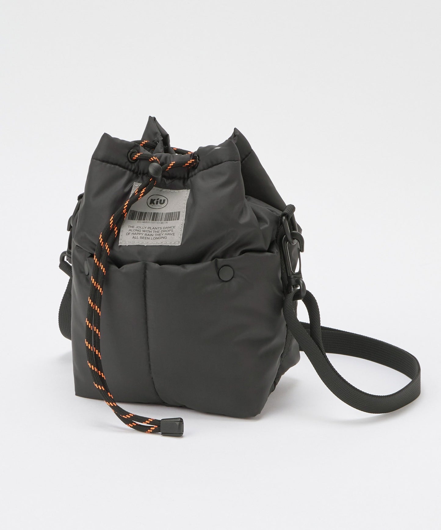 KiU 2WAY water repellent mini shoulder bag 防水抽繩斜背小包