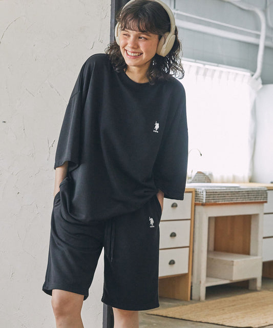 U.S. POLO ASSN. 限定 刺繡LOGO短袖套裝