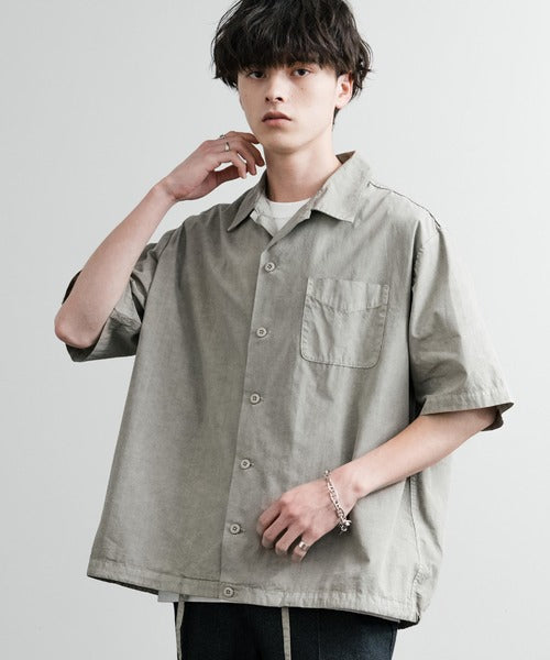 Audience 抽繩開領五分袖襯衫 AUD6630