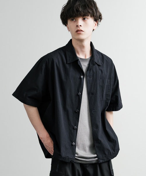Audience 抽繩開領五分袖襯衫 AUD6630