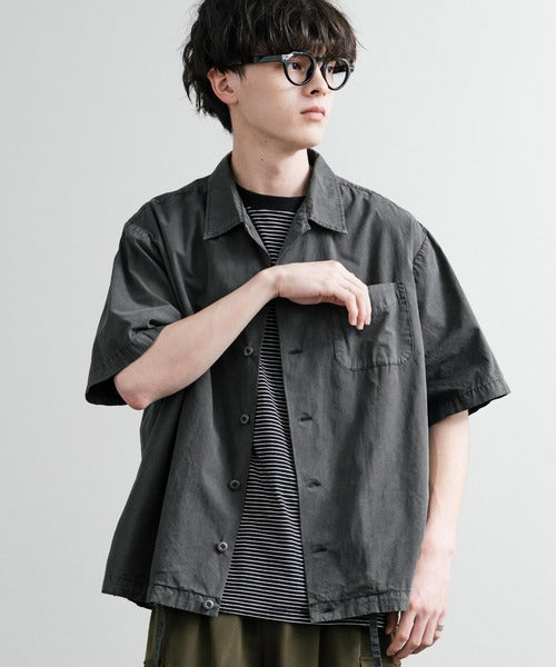 Audience 抽繩開領五分袖襯衫 AUD6630