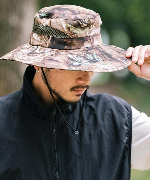 Rocky Monroe 抗UV樹紋戶外防曬帽