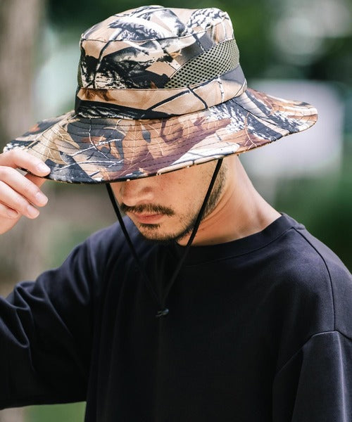 Rocky Monroe 抗UV樹紋戶外防曬帽