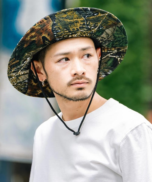 Rocky Monroe 抗UV樹紋戶外防曬帽
