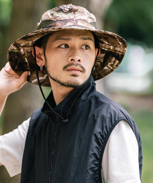 Rocky Monroe 抗UV樹紋戶外防曬帽