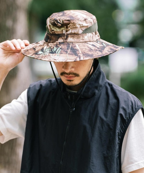 Rocky Monroe 抗UV樹紋戶外防曬帽