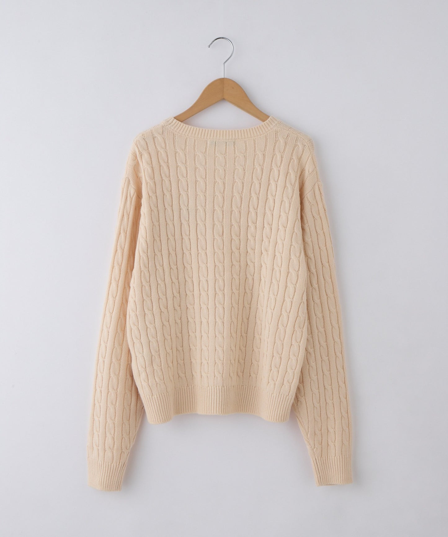 U.S. POLO ASSN. 刺繡LOGO 麻花針織衫