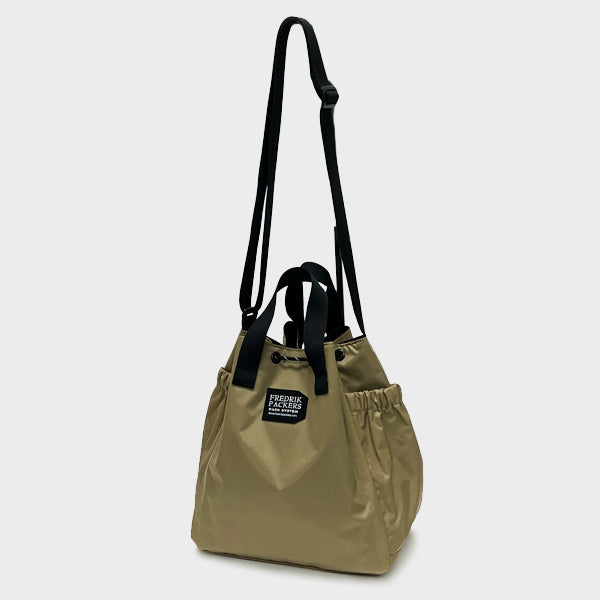 FREDRIK PACKERS 210D BLOOM SHOULDER *BLACK NAME 手提單肩包