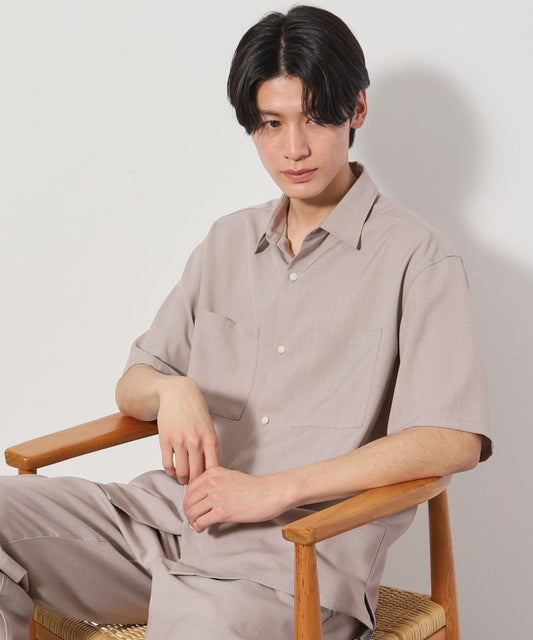 THE SHOP TK Dry poly short sleeve shirt 快乾短袖口袋襯衫