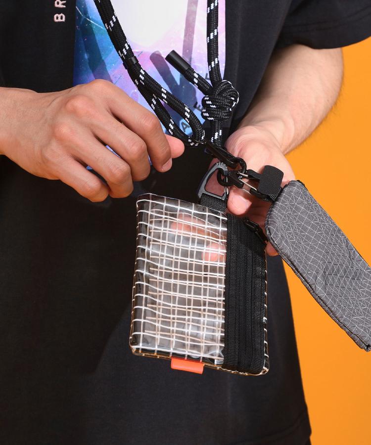 THE SHOP TK 3用迷你斜揹手機袋(附透明袋)