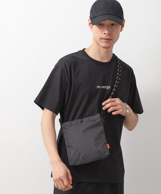 THE SHOP TK 尼龍格紋斜背小包