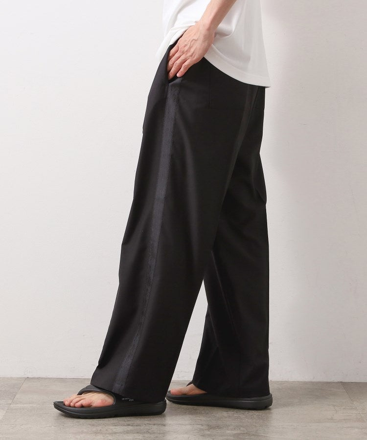 THE SHOP TK TR 寬版側邊條紋長褲