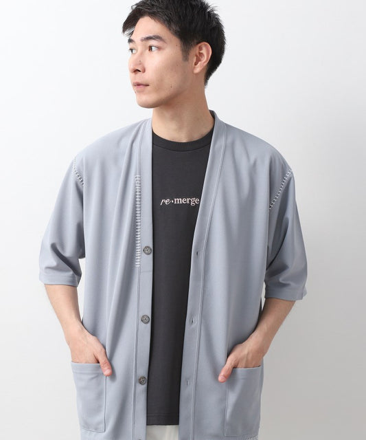 THE SHOP TK 簡約五分袖開襟衫