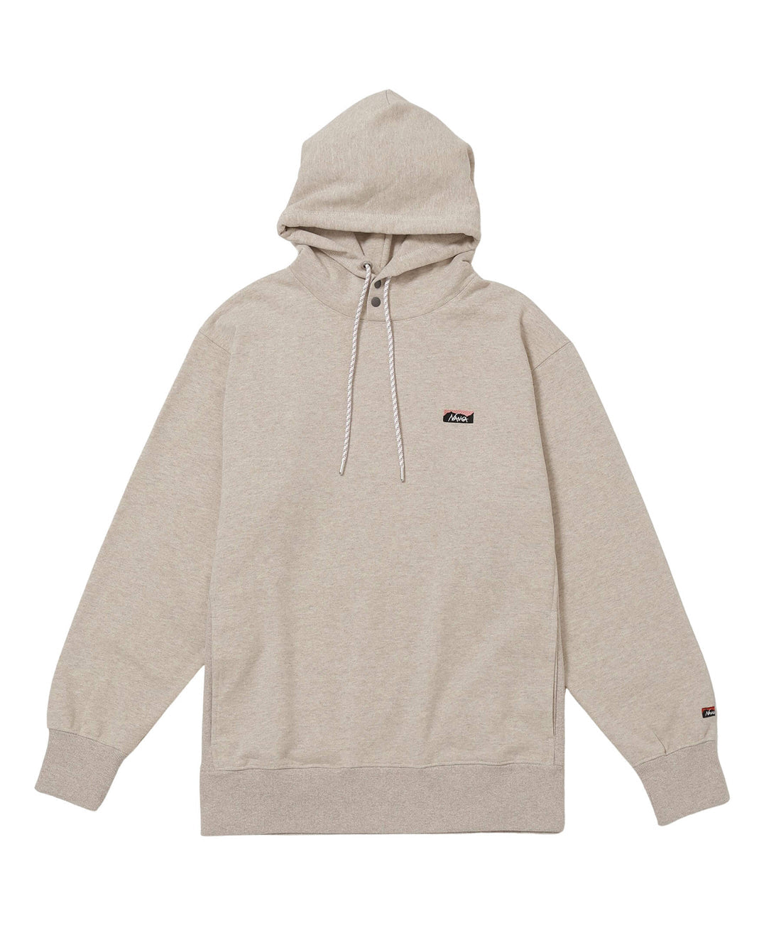NANGA ECO HYBRID 迷你 Box Logo 刺繡連帽大學T