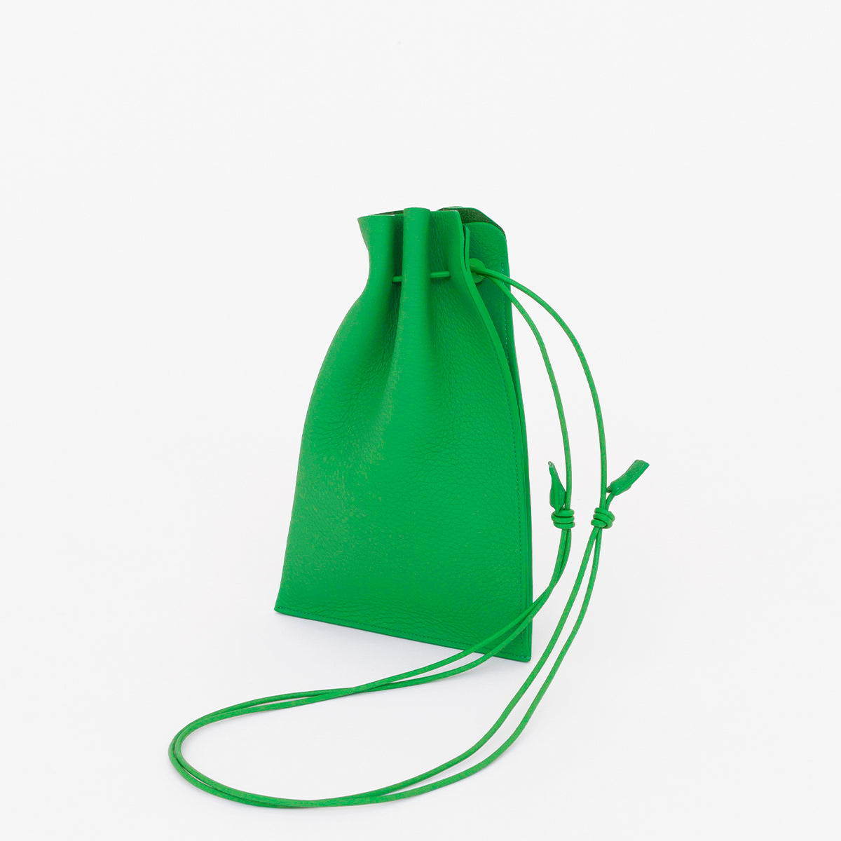 ITTI 限定款 HERRIE KINCHAKU POUCH - PM / DIPLO SKY 綠色迷你束口斜背包
