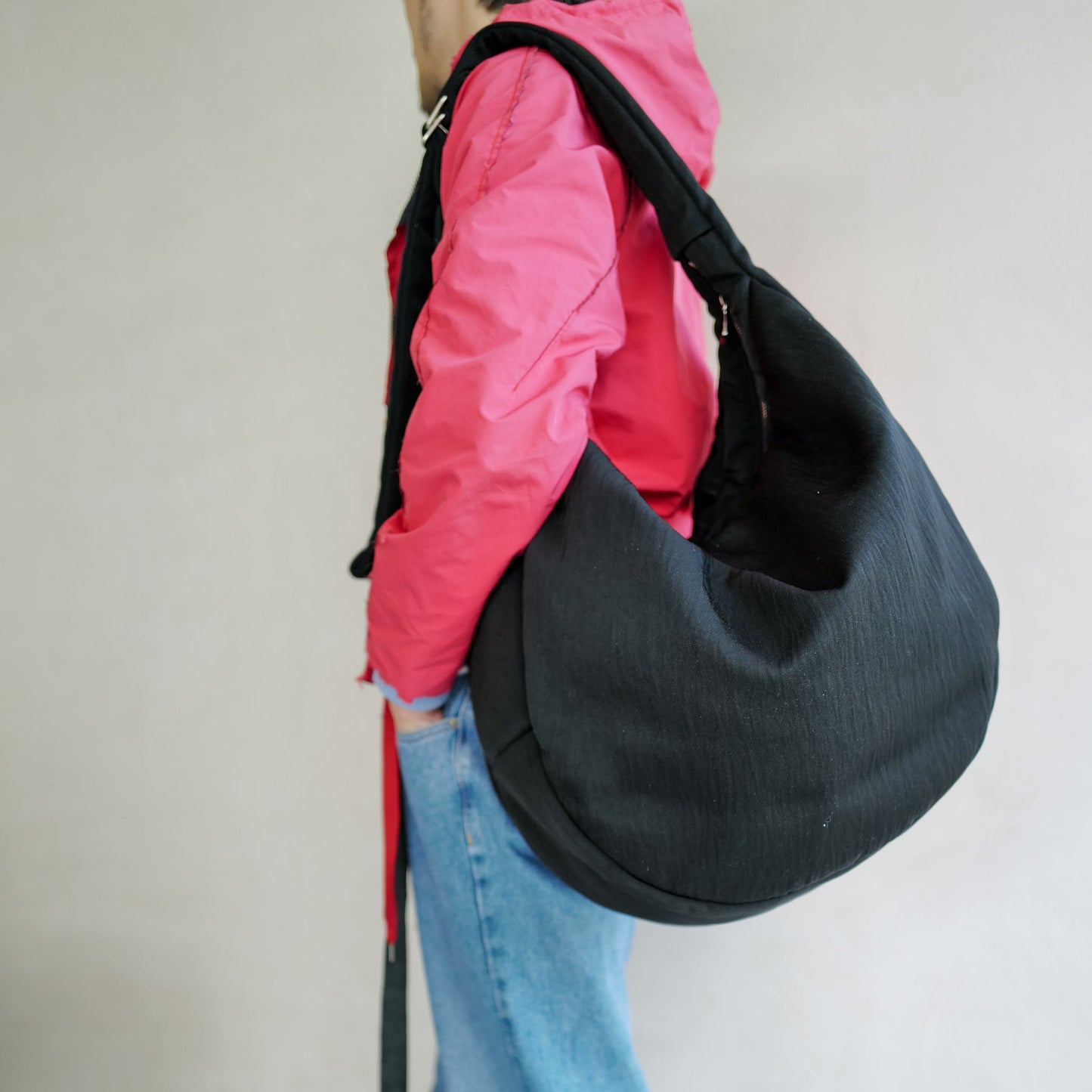 ITTI ANNIE PUFFER BIG MOON BAG / CERATO BRIGHT 絨感大月亮包