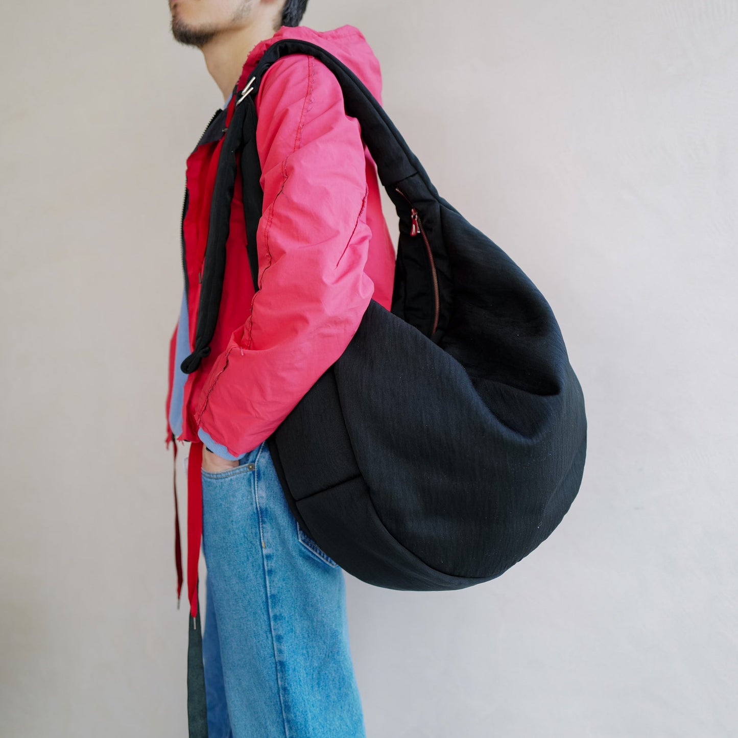 ITTI ANNIE PUFFER BIG MOON BAG / CERATO BRIGHT 絨感大月亮包