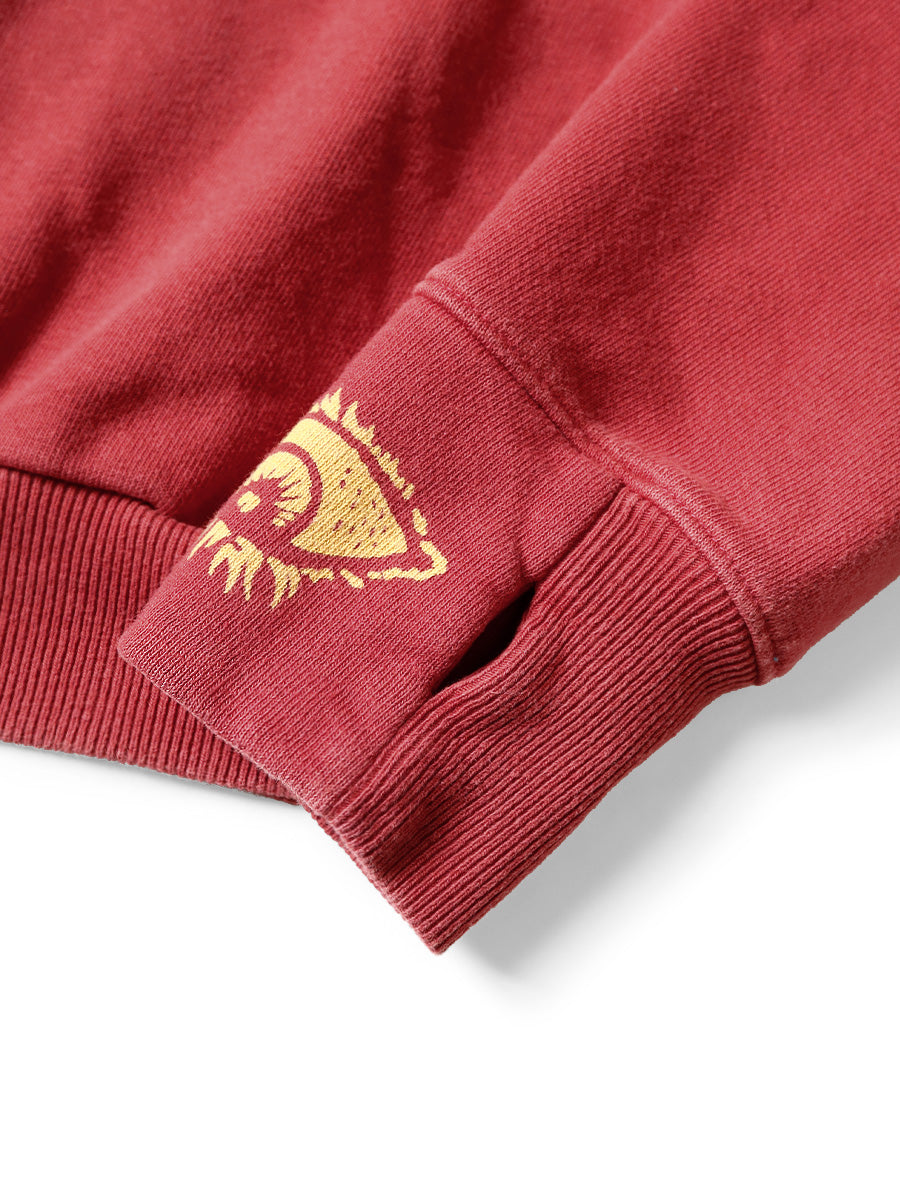 KAPITAL 內刷毛圓領大學T上衣 SPEAKEASY College