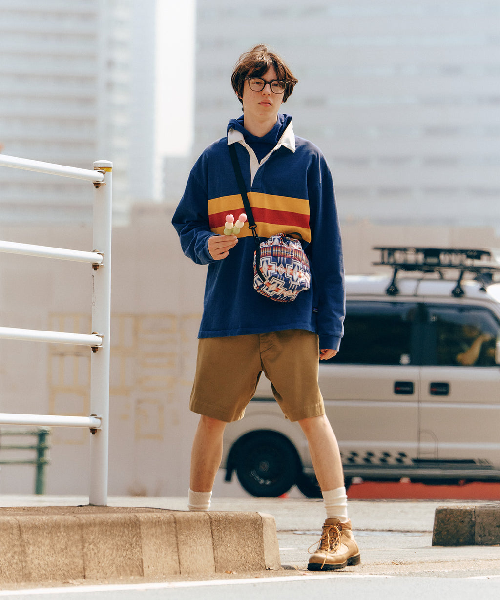 KiU x PENDLETON® 限定 絎縫防潑水兩用口袋肩背包 K481