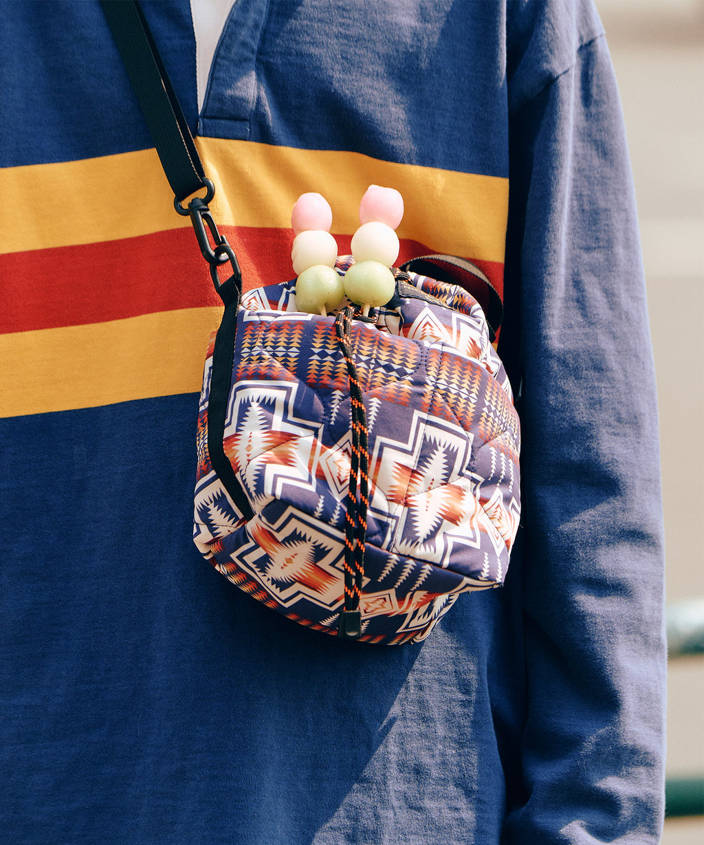 KiU x PENDLETON® 限定 絎縫防潑水兩用口袋肩背包 K481