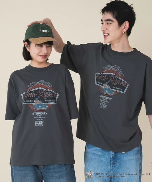 WEGO TOM & JERRY 印花短袖T恤