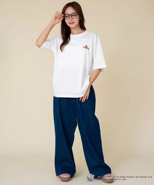WEGO TOM & JERRY 印花短袖T恤