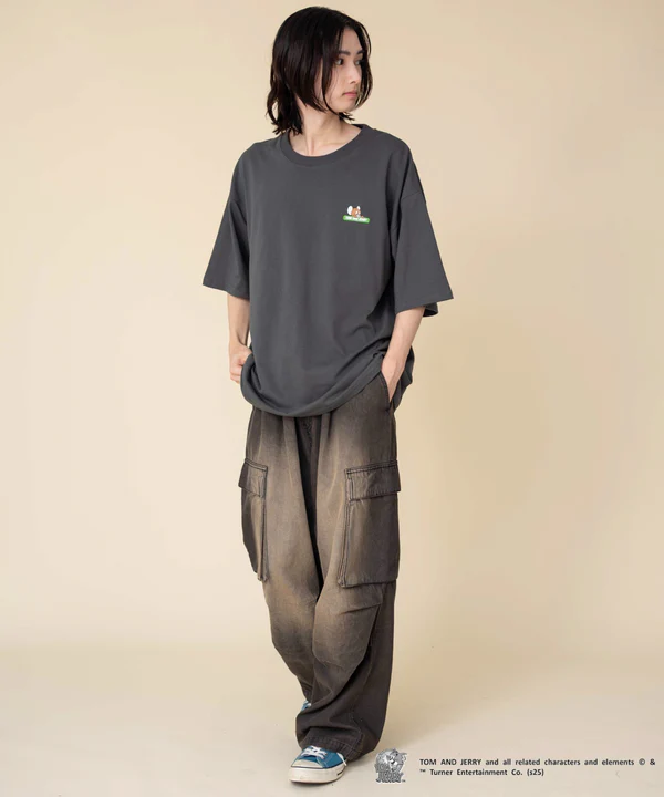 WEGO TOM & JERRY 印花短袖T恤