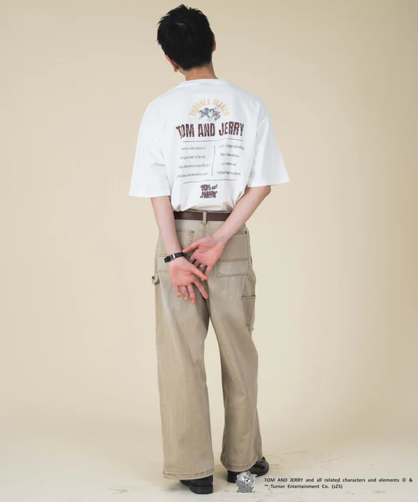 WEGO TOM & JERRY 印花短袖T恤