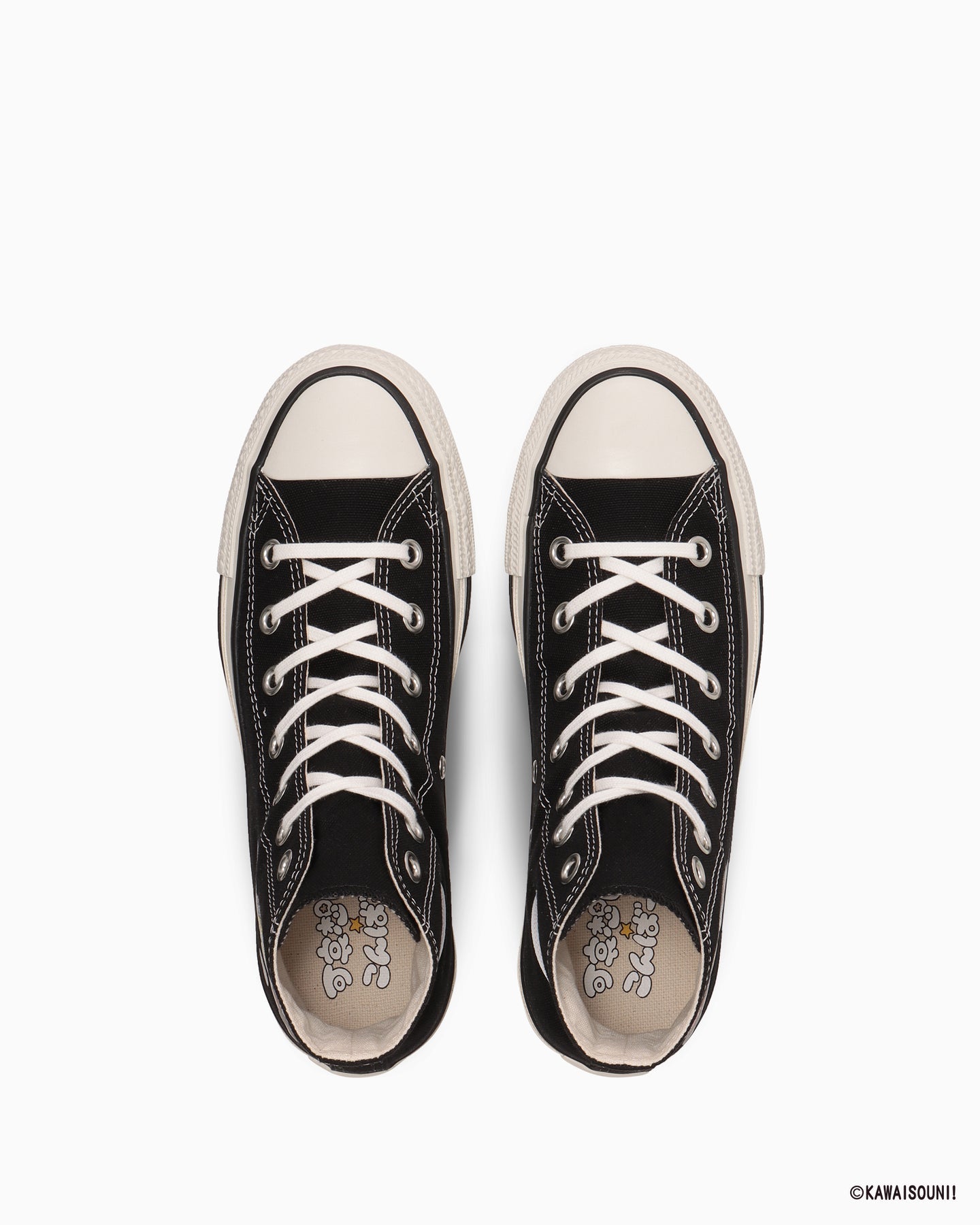 日本限定 CONVERSE X KAWAISOUNI! ALL STAR KM HI 聯名高筒帆布鞋