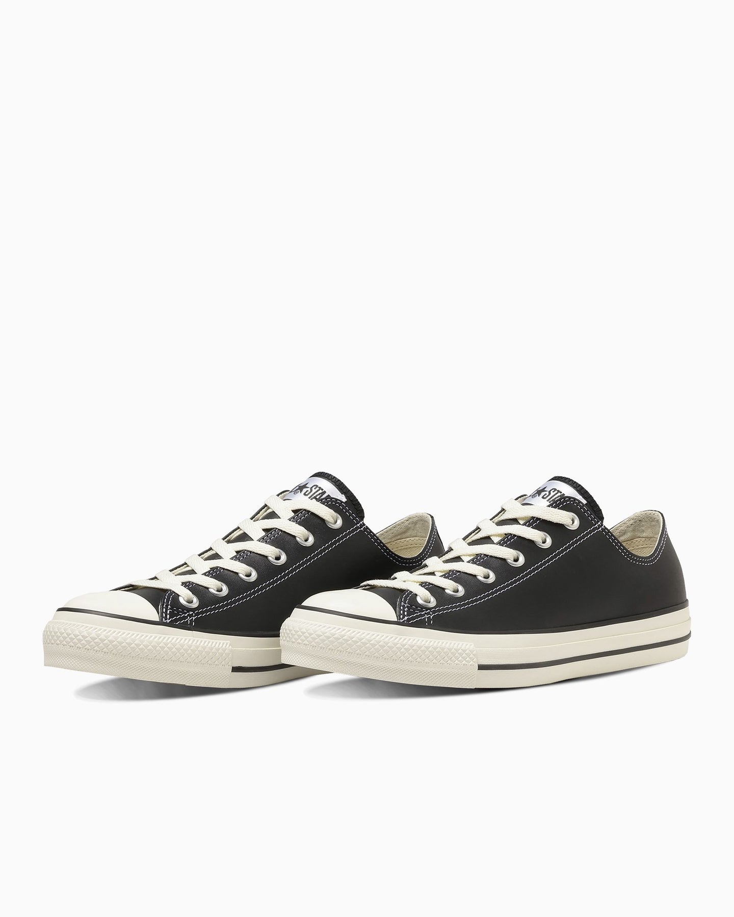 日本限定 CONVERSE LEATHER ALL STAR Ⓡ OX 皮革低筒帆布鞋