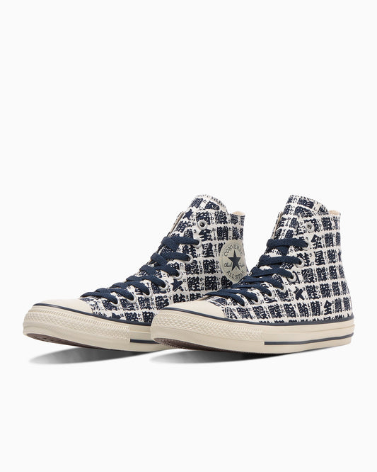 日本限定 CONVERSE ALL STAR YUNOMI HI 日文印花高筒帆布鞋