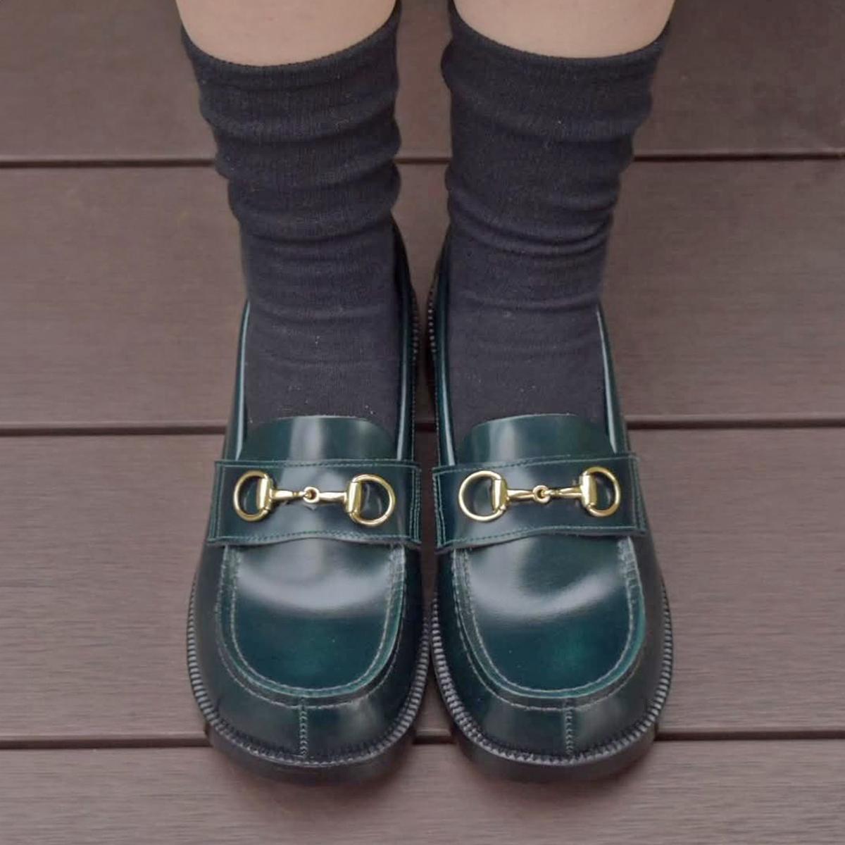 日本製HARUTA 限定款圓頭樂福鞋 #3909