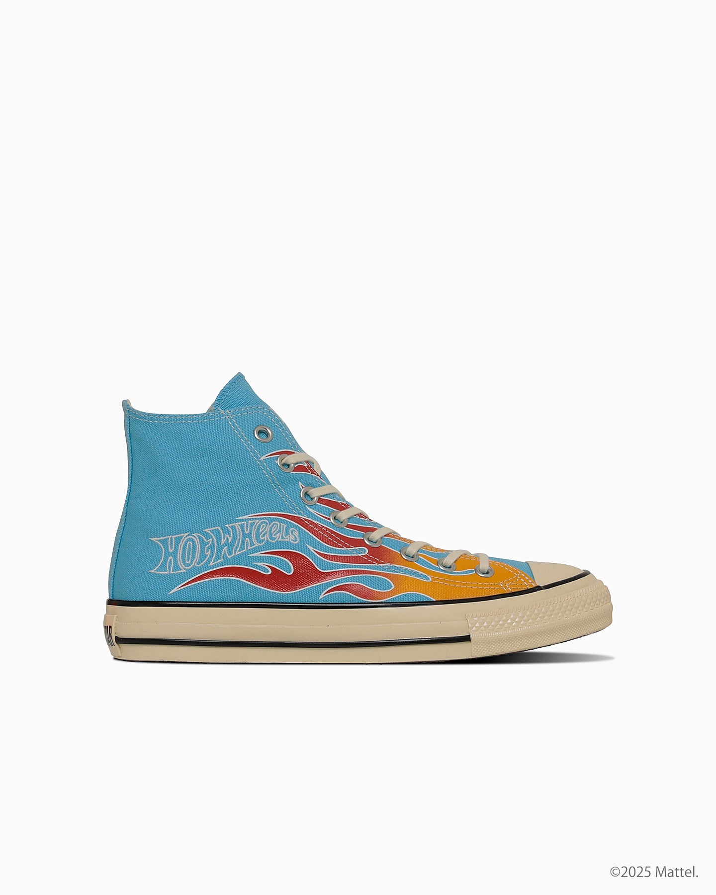 日本限定 CONVERSE ALL STAR AGED FL HI × Hot Wheels™ 限定高筒帆布鞋 天藍色