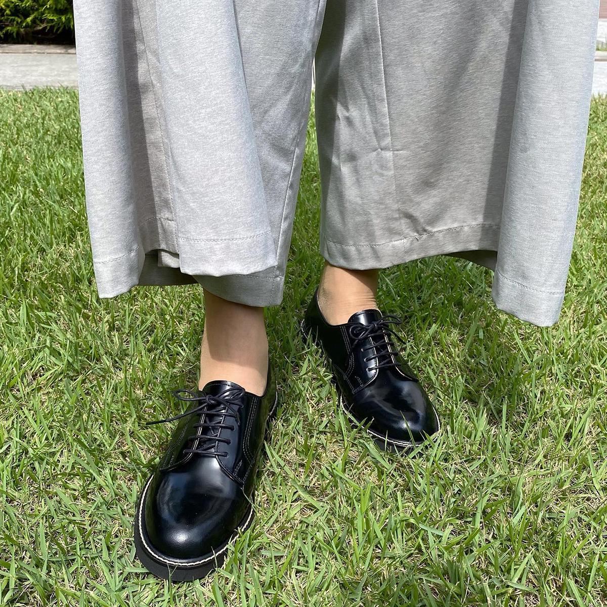 日本製 HARUTA 綁帶皮鞋 #370KS