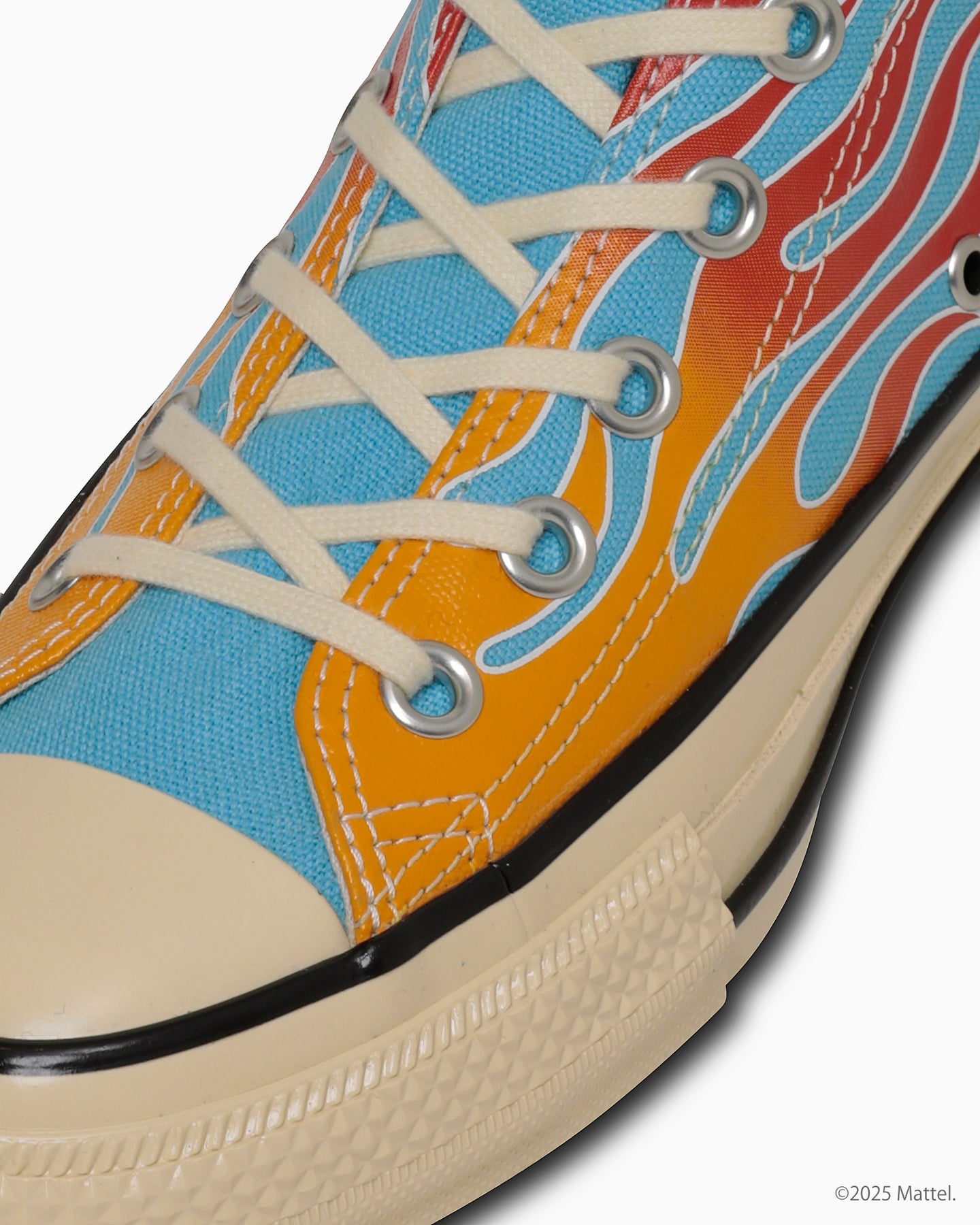 日本限定 CONVERSE ALL STAR AGED FL HI × Hot Wheels™ 限定高筒帆布鞋 天藍色