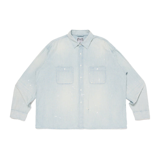 HUMAN MADE Wasted Youth  CHAMBRAY WORK SHIRT 工裝襯衫