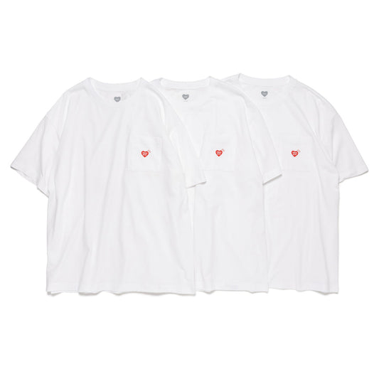 HUMAN MADE 3-PACK POCKET T-SHIRT SET 口袋短袖T恤組合(3件組)