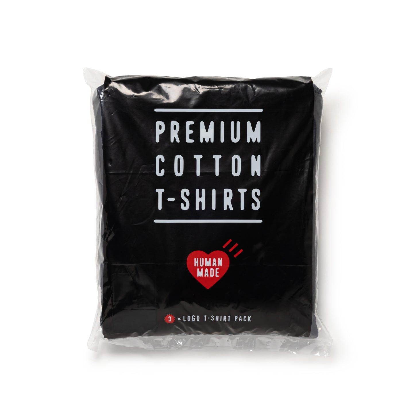 HUMAN MADE 3 件裝經典T恤上衣組合 3-PACK T-SHIRT SET