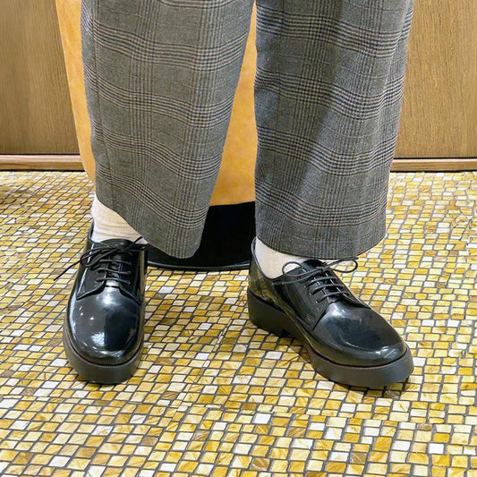 日本製 HARUTA EX 綁帶皮鞋 #236XS