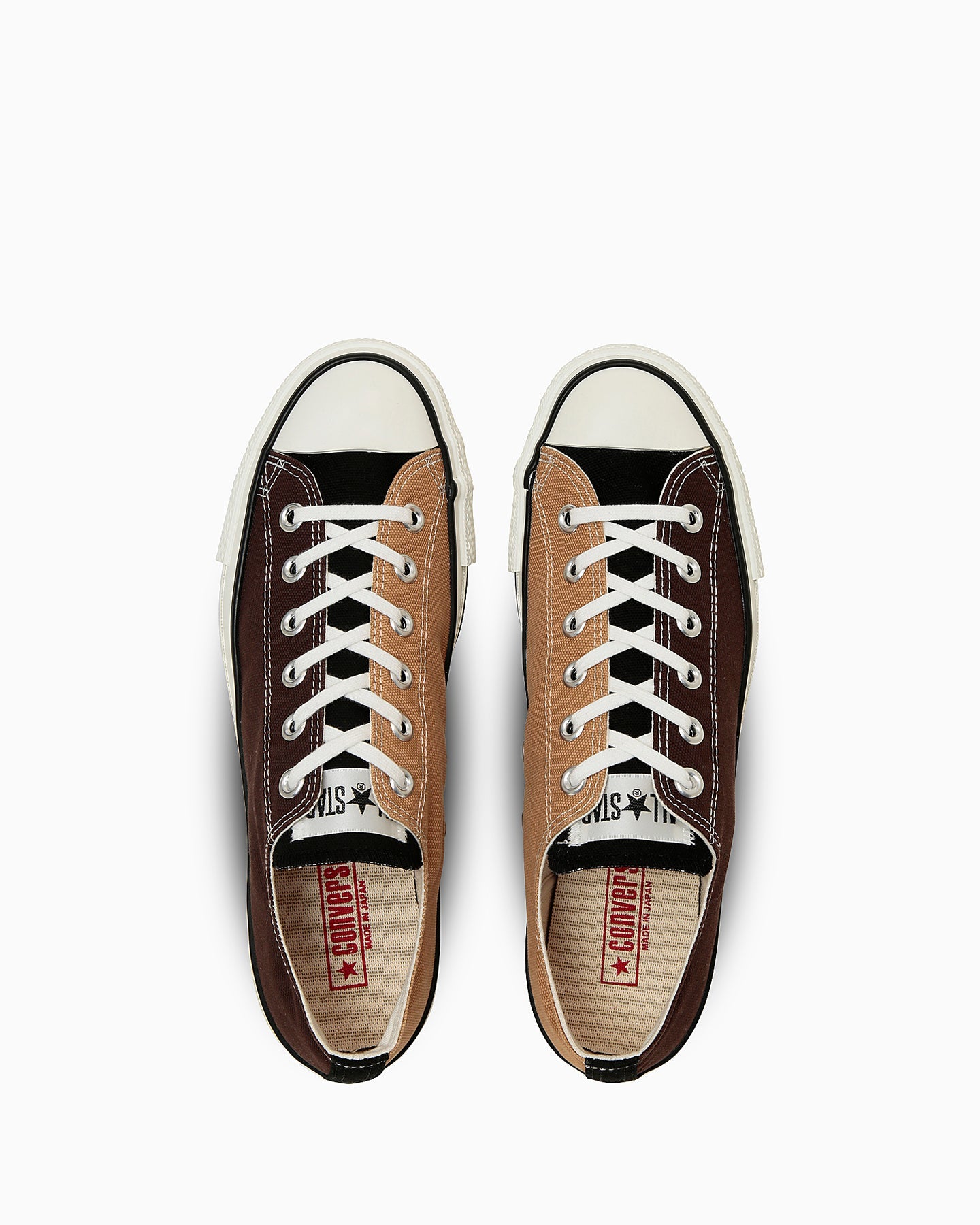 日本限定 CONVERSE CANVAS ALL STAR J OX 棕色低筒帆布鞋