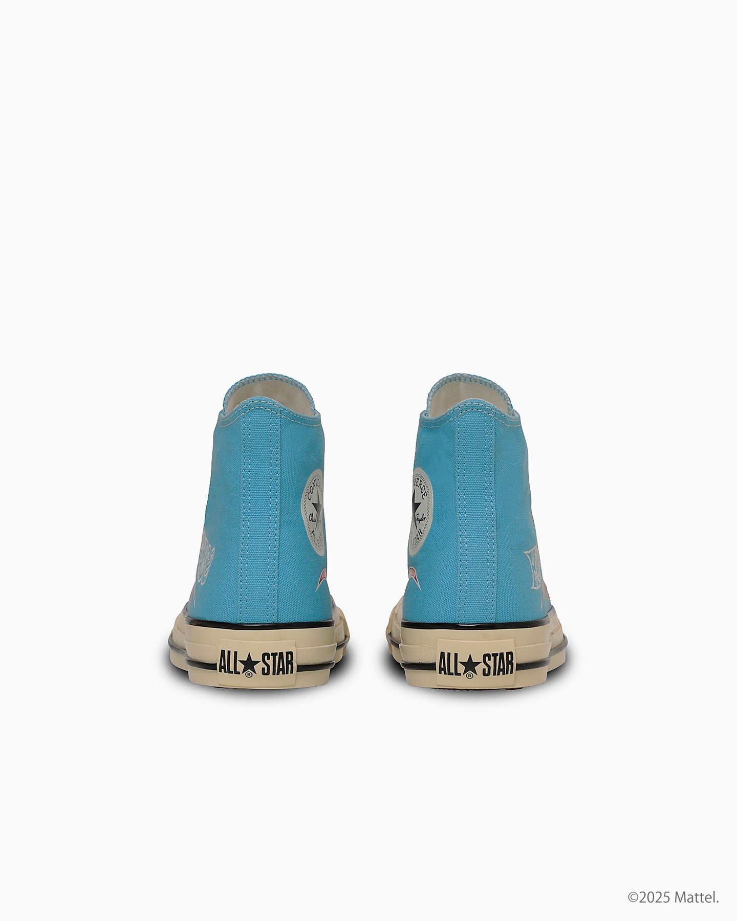 日本限定 CONVERSE ALL STAR AGED FL HI × Hot Wheels™ 限定高筒帆布鞋 天藍色