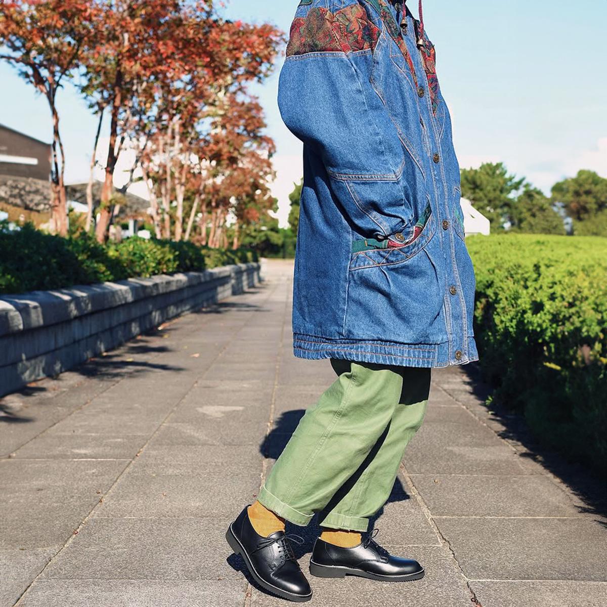 日本製 HARUTA 綁帶皮鞋 #370KS