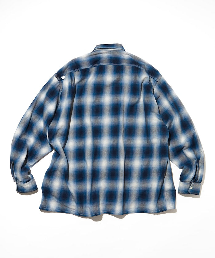 CAHLUMN 口袋格紋襯衫