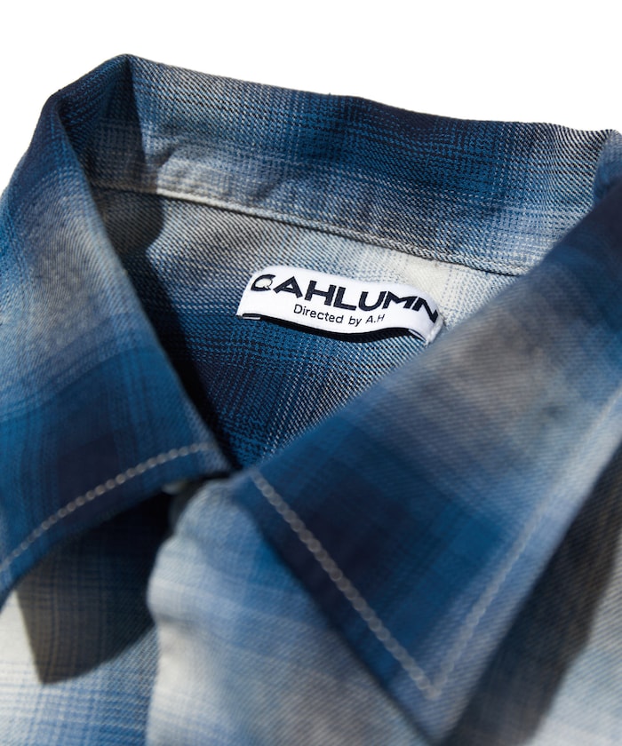 CAHLUMN 口袋格紋襯衫