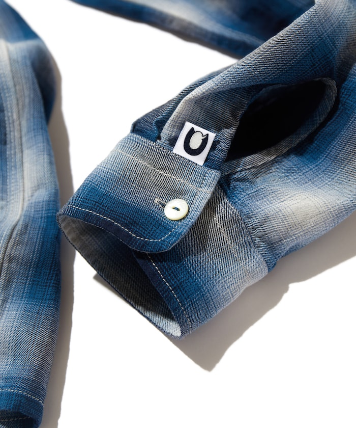 CAHLUMN 口袋格紋襯衫